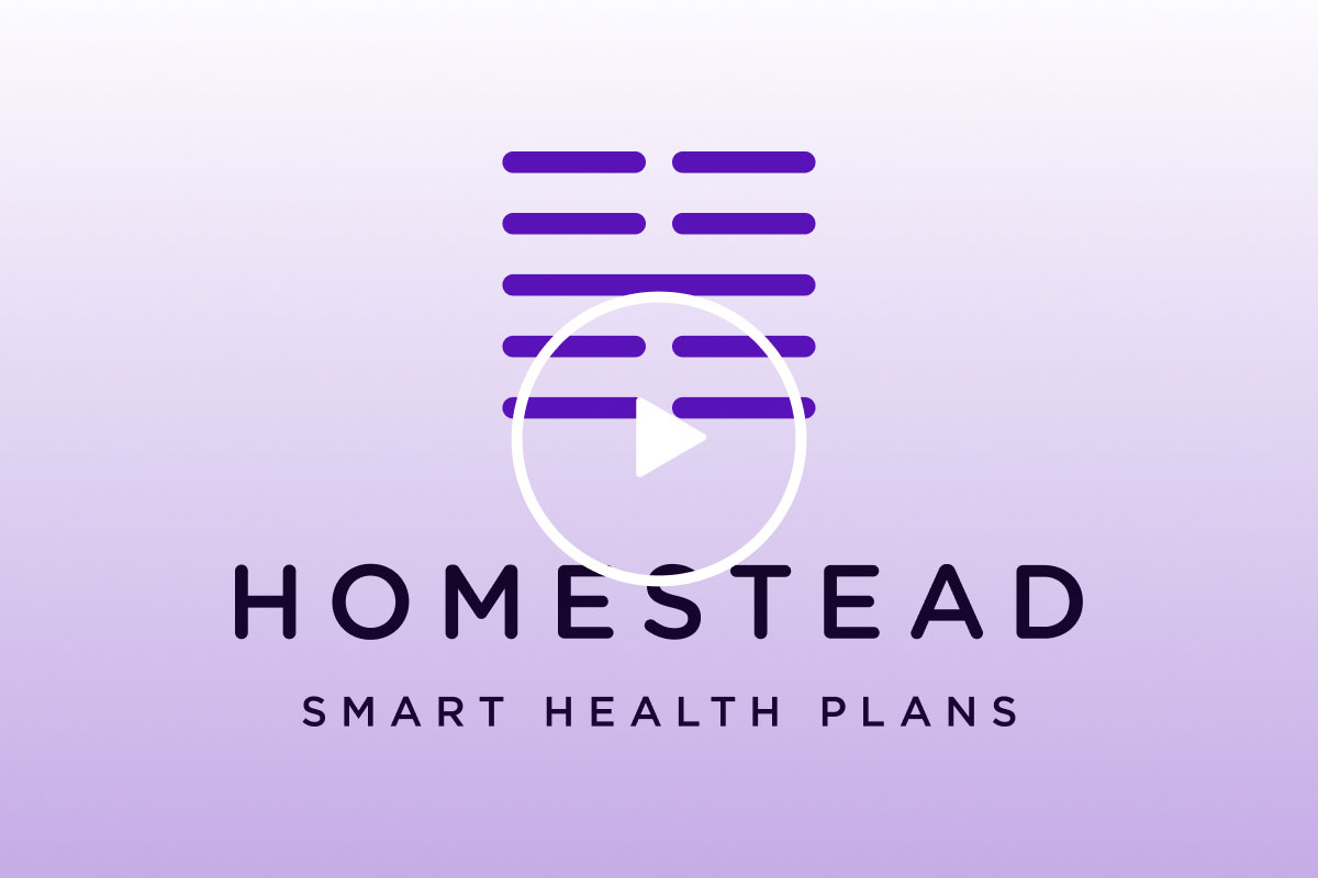 home stead logo with play button