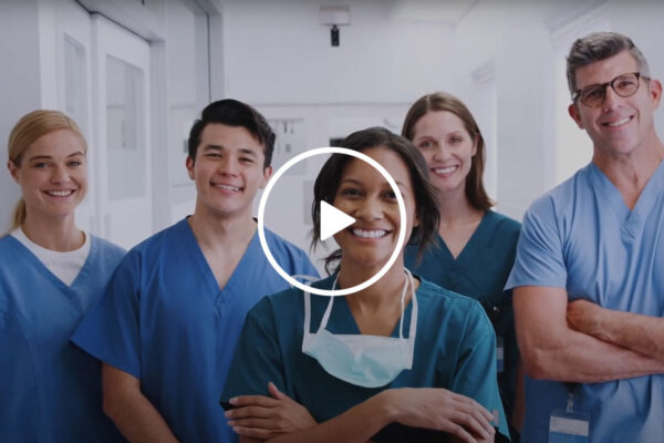 a group of doctors smiling